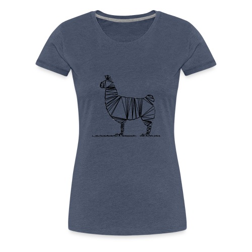 Lama - Frauen Premium T-Shirt