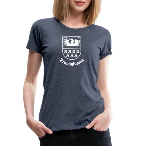 Siebenbürgen-Wappen Transylvania weiss - Frauen Premium T-Shirt
