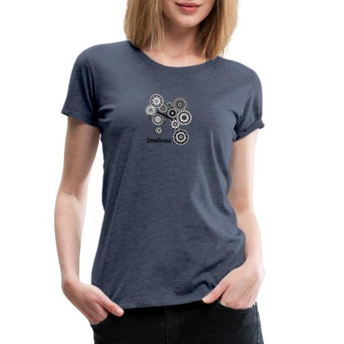 Mandala Drums Omm - Frauen Premium T-Shirt