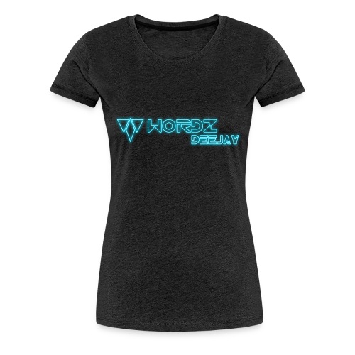 Wordz Deejay Logo - Frauen Premium T-Shirt