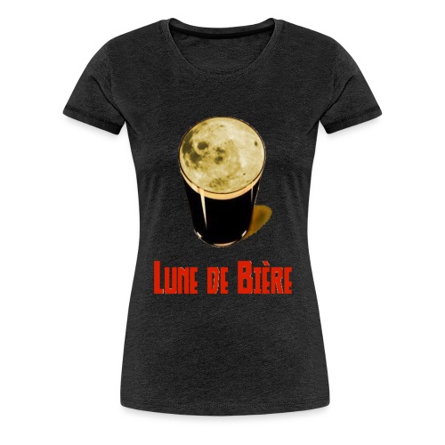 Logo Lune de Bière - T-shirt Premium Femme