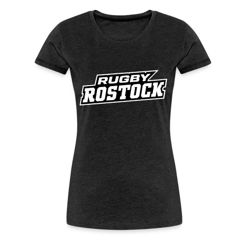 rugby rostock wortmarke weisz - Frauen Premium T-Shirt