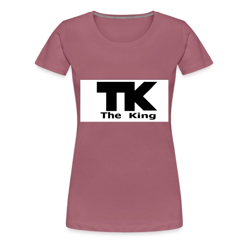 The King med ram - Premium-T-shirt dam