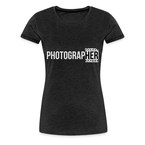 Photographing-her - Women's Premium T-Shirt