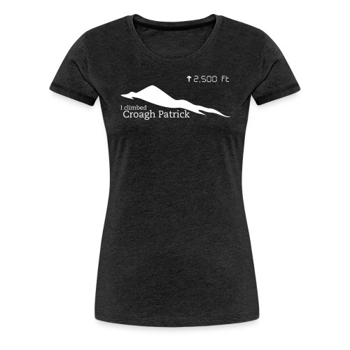 Croagh Patrick (Altitude) - Women's Premium T-Shirt