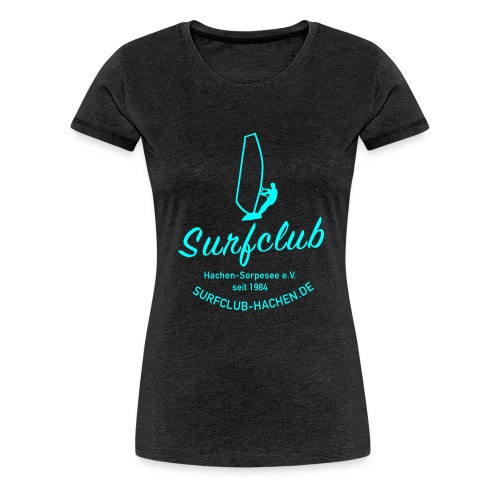 Surfclub cyan - Frauen Premium T-Shirt