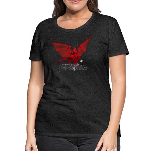 Roter Drache - Frauen Premium T-Shirt