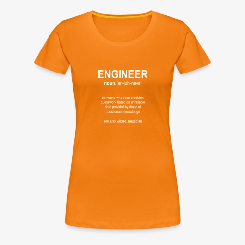 Engineer Def. 01 - T-shirt Premium Femme