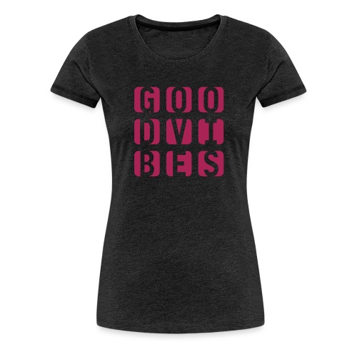 Good Vibes Cubes - Frauen Premium T-Shirt