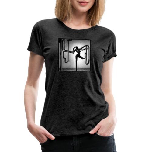 Steam pipe machine girl Giger Style - Frauen Premium T-Shirt
