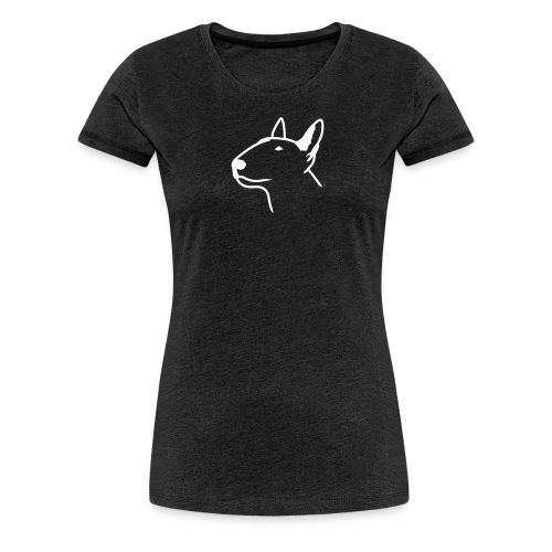 Bullterrier Head 1c - Frauen Premium T-Shirt