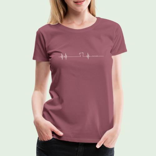 Herzschlag Grenzlandeis - Frauen Premium T-Shirt