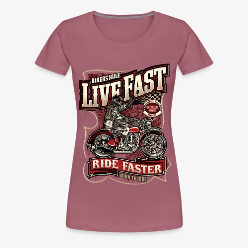 Born To Ride - Harleysti Italia Official 2023 - Premium-T-shirt dam