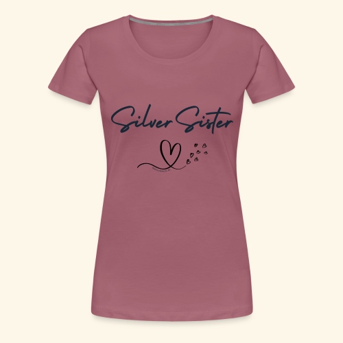 SilverSister Herz - Frauen Premium T-Shirt