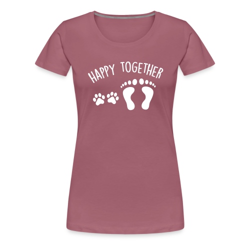Vorschau: happy together dog - Frauen Premium T-Shirt