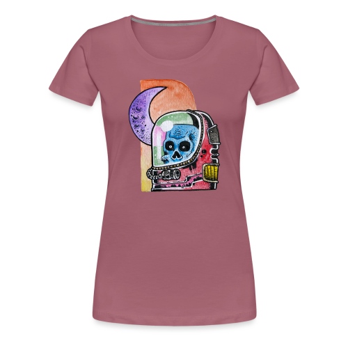 Calavera espacial - Camiseta premium mujer