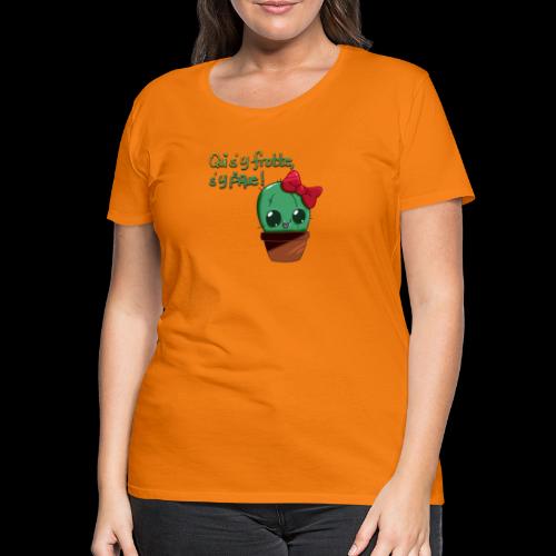 Cactus kawaii - T-shirt Premium Femme