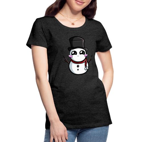 ¡Kawaii Muñeco de Nieve! - Camiseta premium mujer