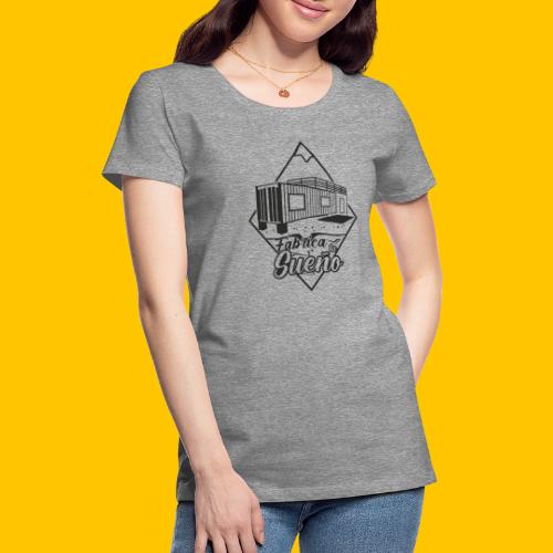 Fabricatusueño BYN trasparente v2 - Camiseta premium mujer