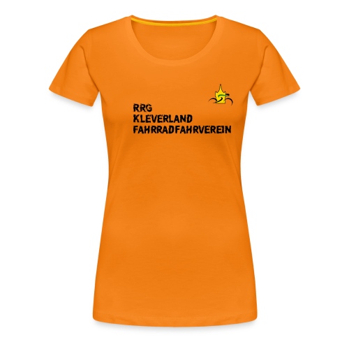 Fahrradfahrverein separates Logo - Frauen Premium T-Shirt