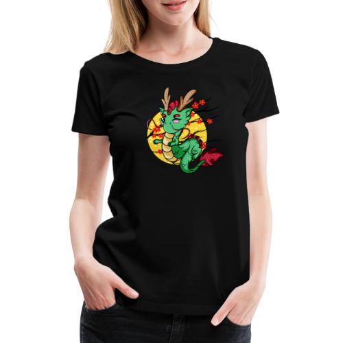 Dragón Kawaii - Camiseta premium mujer