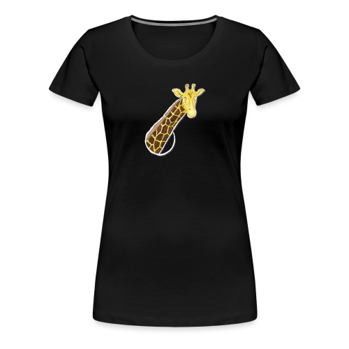 the looking giraffe - Frauen Premium T-Shirt