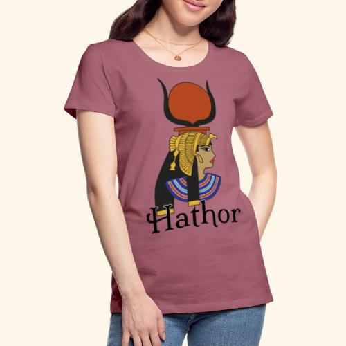 Hathor Bogini Miłości i Macierzyństwa - Koszulka damska Premium