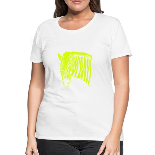 Zebra Who Cares? - Frauen Premium T-Shirt