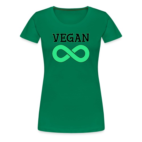 vegan infinity - Camiseta premium mujer