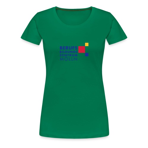 BBZ Logo weisse Schrift Schulkleidung.eps - Frauen Premium T-Shirt