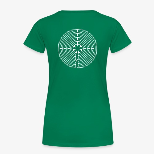 Labyrinth von Chartres - Frauen Premium T-Shirt