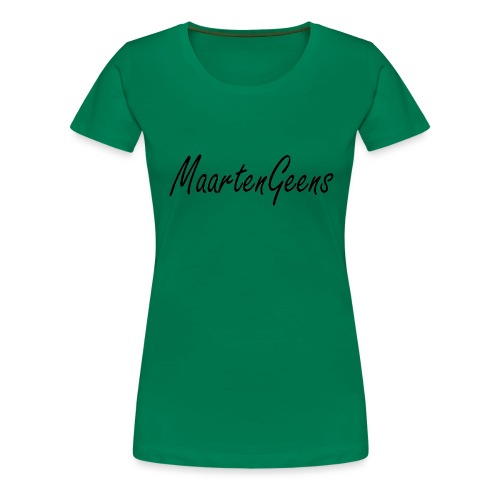 MaartenGeens Zwart - Vrouwen Premium T-shirt