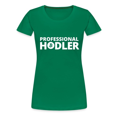 Professional BTC HODLER BIG Black 2 - Women's Premium T-Shirt