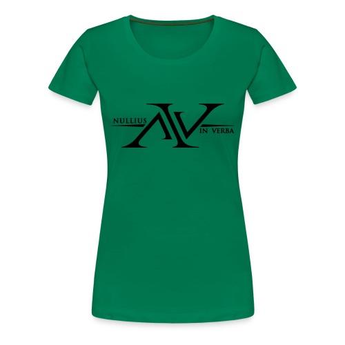 Nullius In Verba Logo - Women's Premium T-Shirt