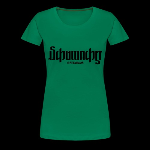 Ambigramm Schumacher 01 Pit Hammann - Frauen Premium T-Shirt