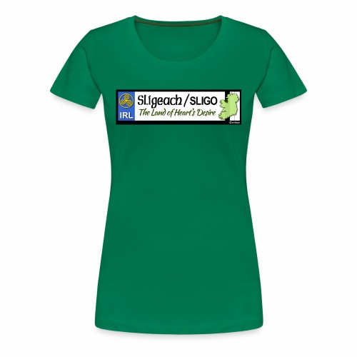 CO. SLIGO, IRELAND: licence plate tag style - Women's Premium T-Shirt