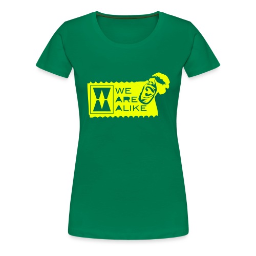 003defetiketzwart - Vrouwen Premium T-shirt
