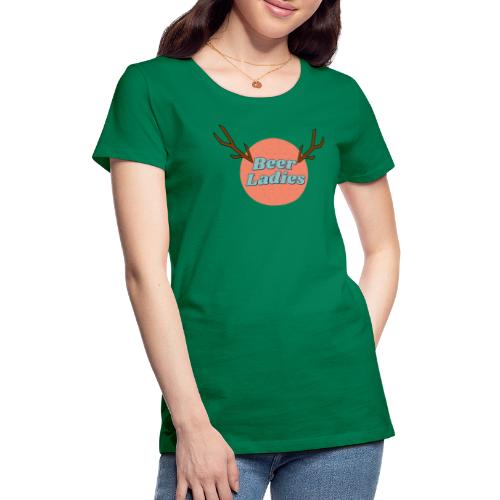 Antlers coral - Women's Premium T-Shirt