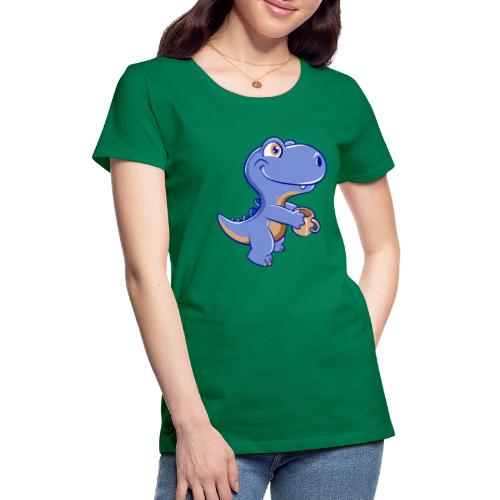 simpatico dinosauro - Maglietta Premium da donna
