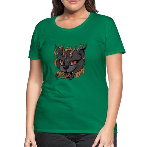gatto diavolo - Maglietta Premium da donna