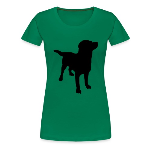 Dog Silhouette - Vrouwen Premium T-shirt