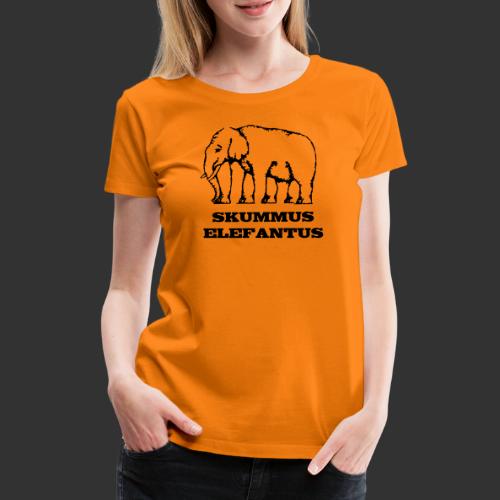 Skummus Elefantus - Premium-T-shirt dam