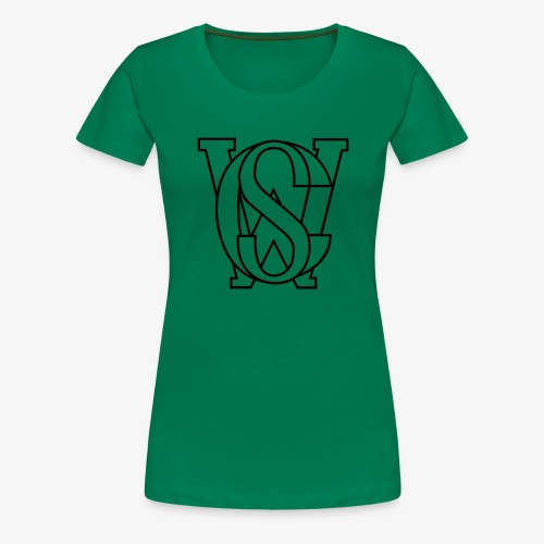 SCW Logo schwarzer rand only schwarzer Rand only - Frauen Premium T-Shirt