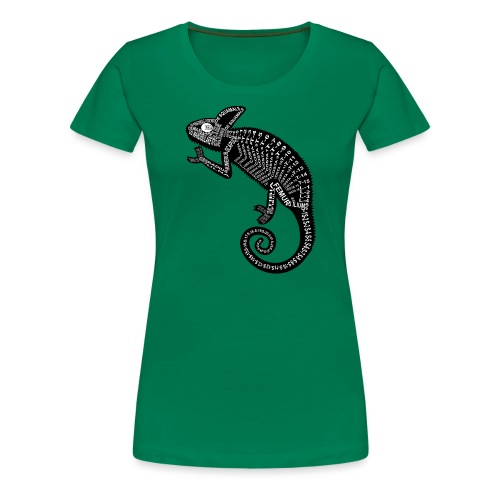Chameleon Skeleton - Premium T-skjorte for kvinner