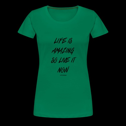 Life is amazing Samsung Case - Women's Premium T-Shirt