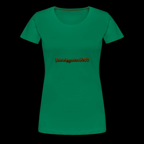 Cool Text funnygamesNL 276368389500691 - Vrouwen Premium T-shirt