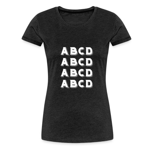 ABCD - Premium-T-shirt dam