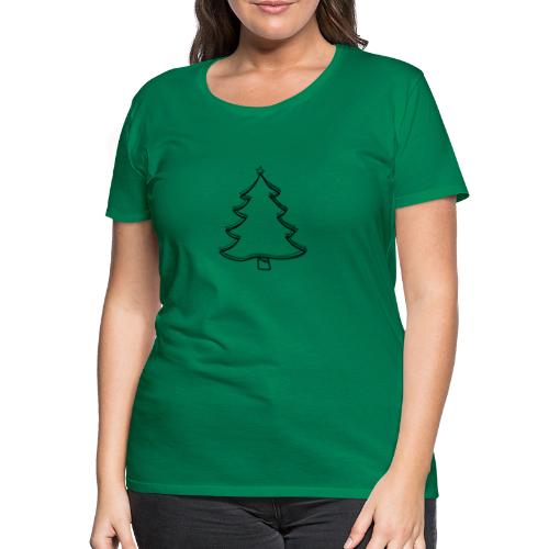 Sapin de Noël Graphik - T-shirt Premium Femme