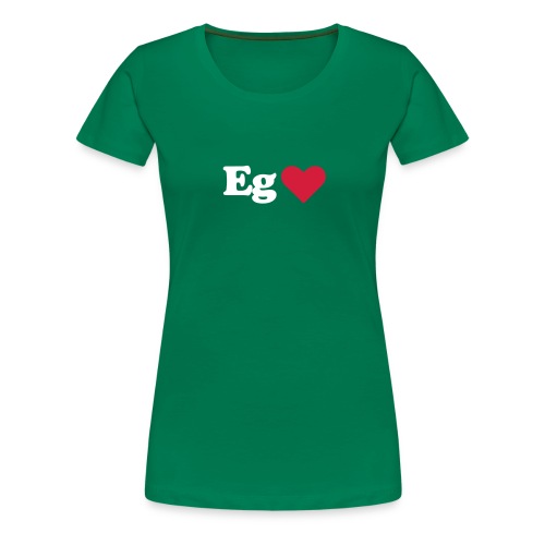 Eg Elskar - Premium T-skjorte for kvinner