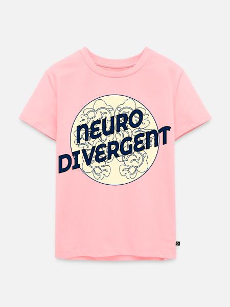 NEURODIVERGENT NEURODIVERSITÄT - Kinder Premium Bio T-Shirt - Rosa